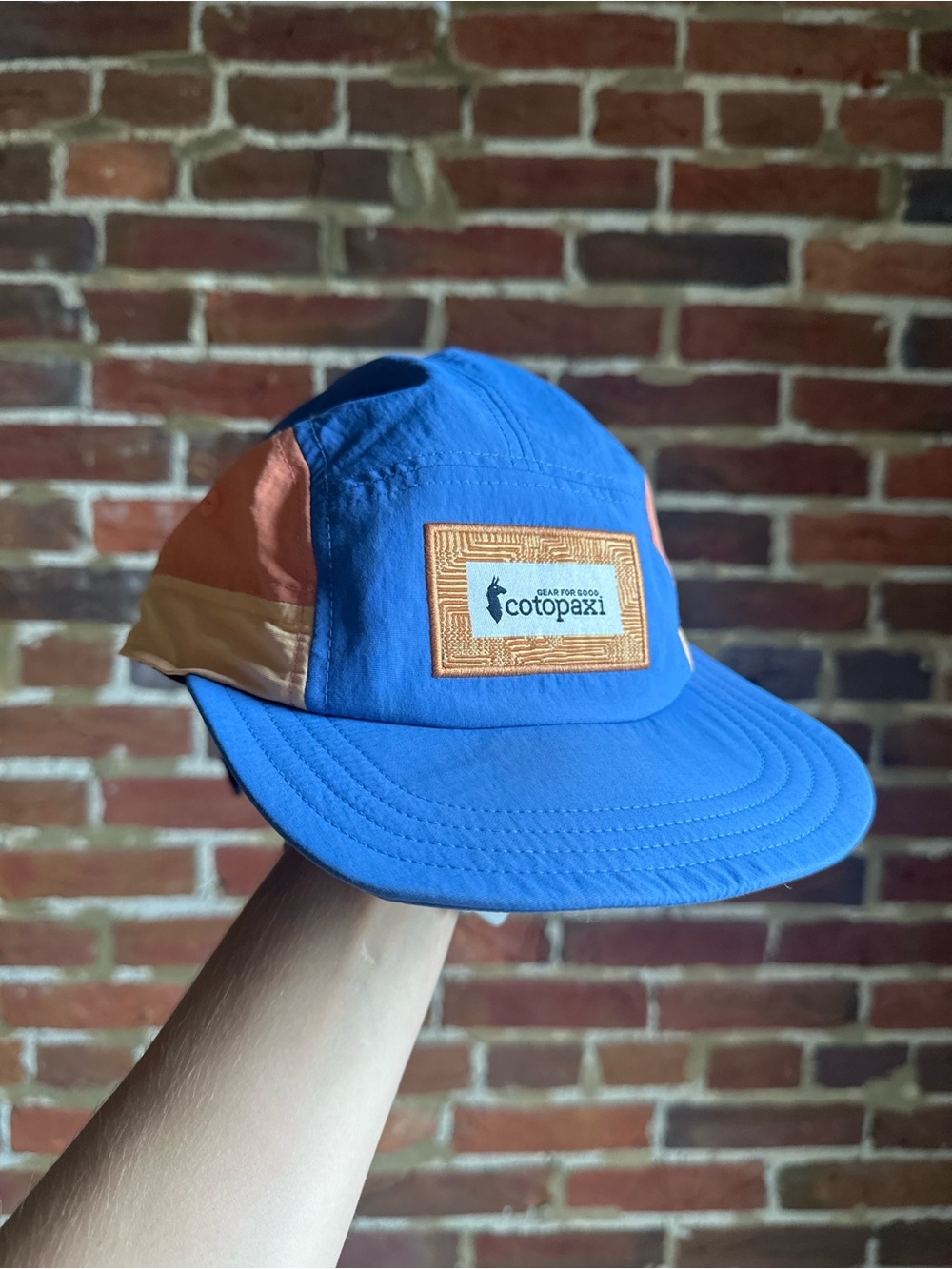 cotopaxi Blue and Orange Panel Patch Hat